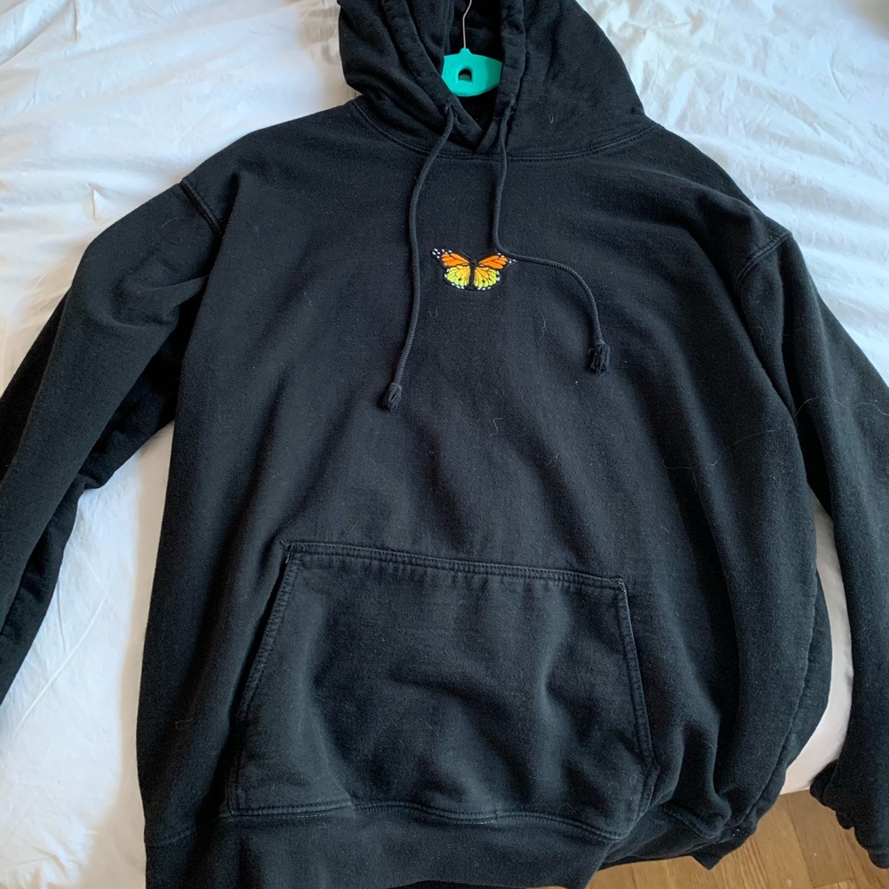 Brandy Melville Black Butterfly Sweatshirt